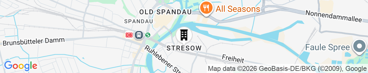 Map for Garner Hotel Berlin - Spandau by IHG