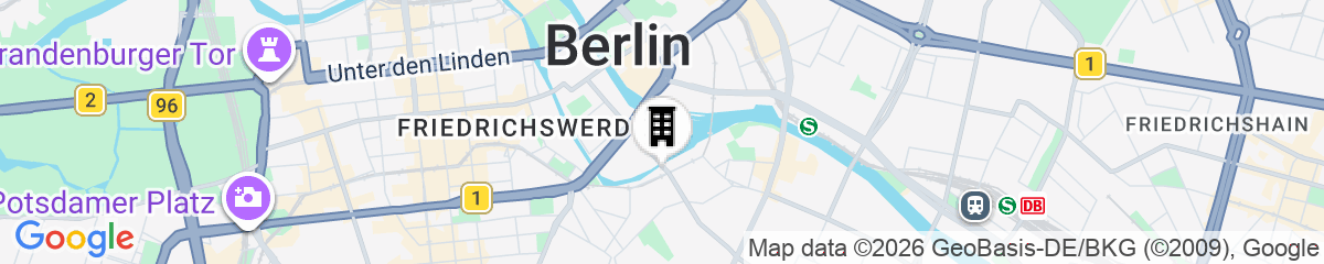 Map for Living Hotel Berlin Mitte