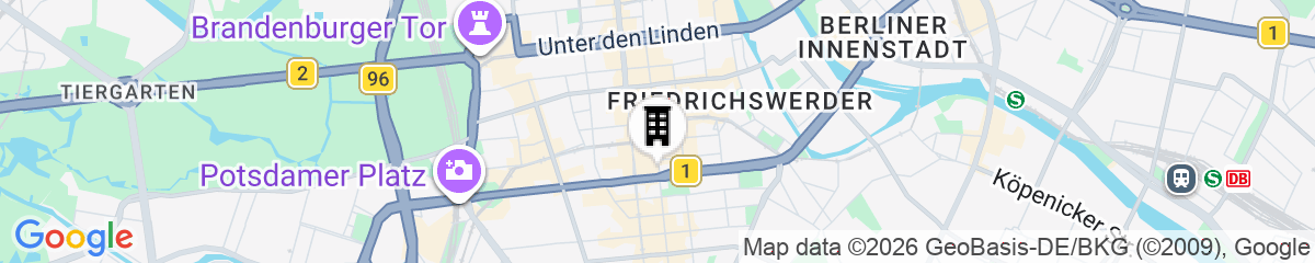 Map for Garner Hotel Berlin - Gendarmenmarkt by IHG