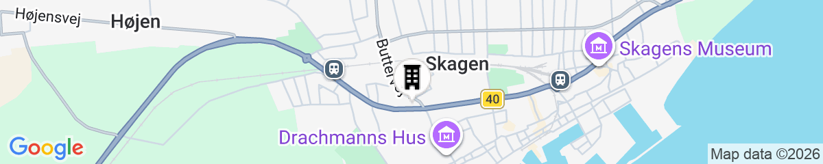 Map for Skagen Motel