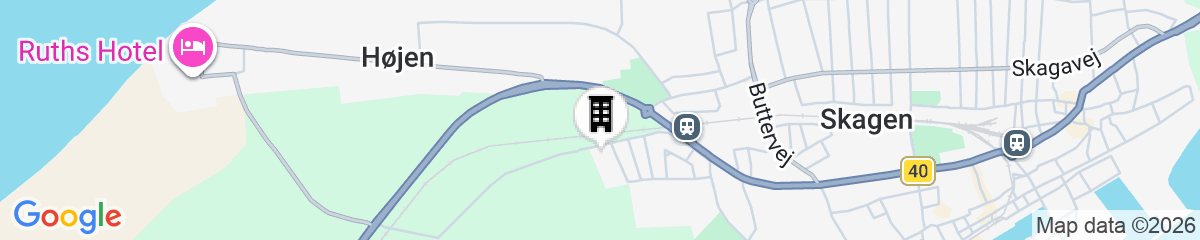 Map for Color Hotel Skagen