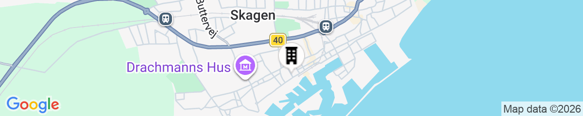 Map for Skagen Apartment