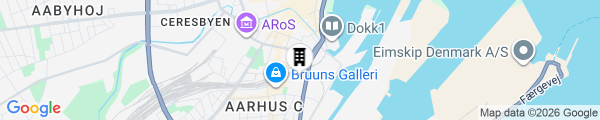 Map for Comwell Aarhus Dolce by Wyndham