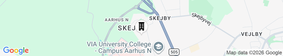 Map for Four Points Flex by Sheraton Aarhus Skejby