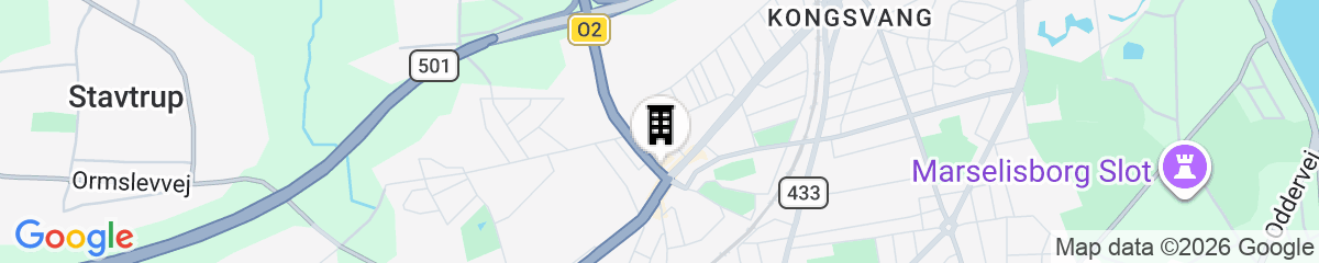 Map for Four Points Flex by Sheraton Aarhus Viby
