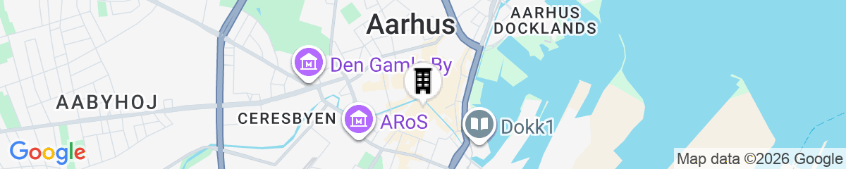Map for Danhostel Aarhus City