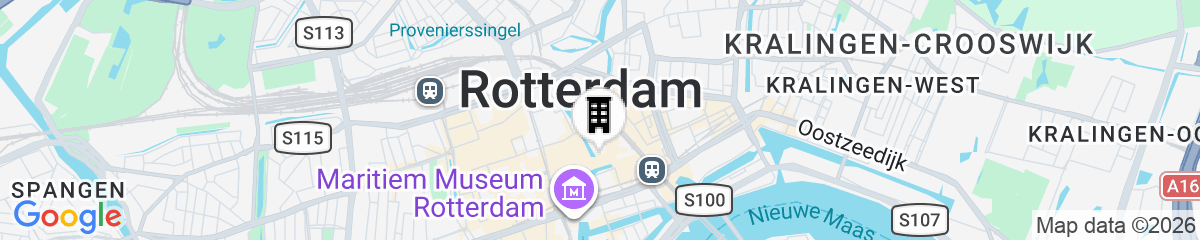 Map for Motel One Rotterdam
