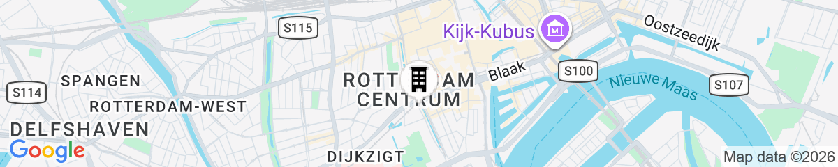 Map for Bilderberg Parkhotel Rotterdam