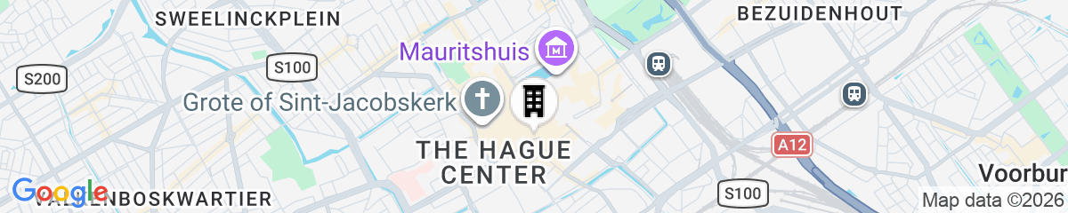 Map for PLAZA Premium Den Haag City Center