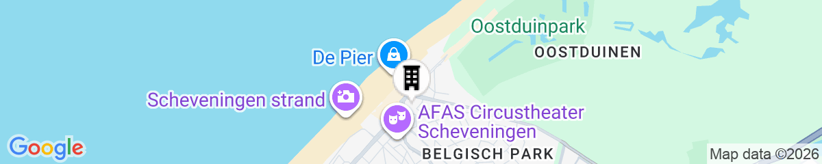 Map for Fox Hotel The Hague Scheveningen