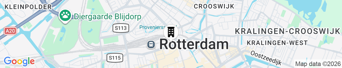 Map for Holiday Inn Express Rotterdam - Central Station by IHG