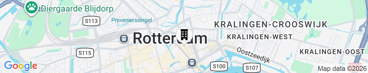 Map for Motto By Hilton Rotterdam Blaak