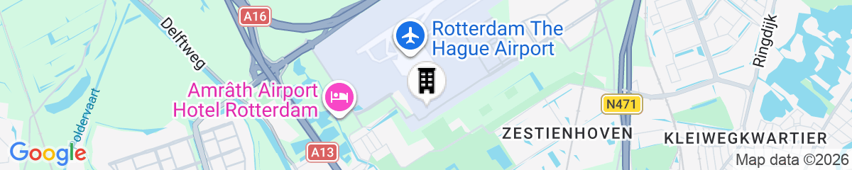 Map for Fletcher Hotel-Restaurant Wings-Rotterdam