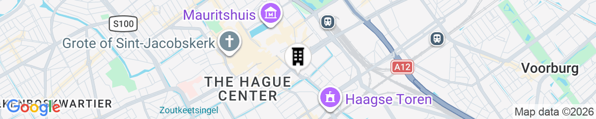 Map for Boutique Hotel First City Den Haag