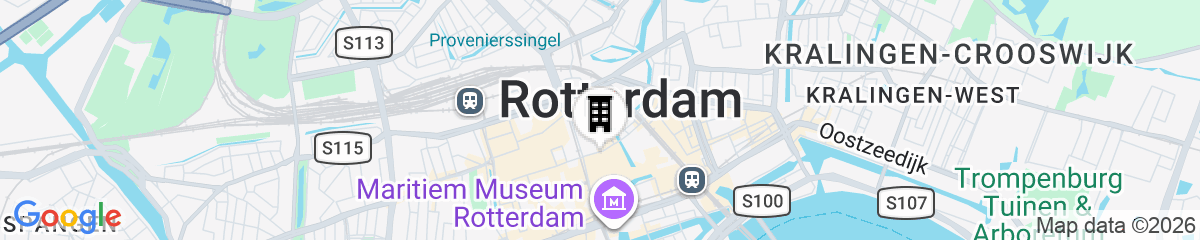Map for Postillion Hotel WTC Rotterdam