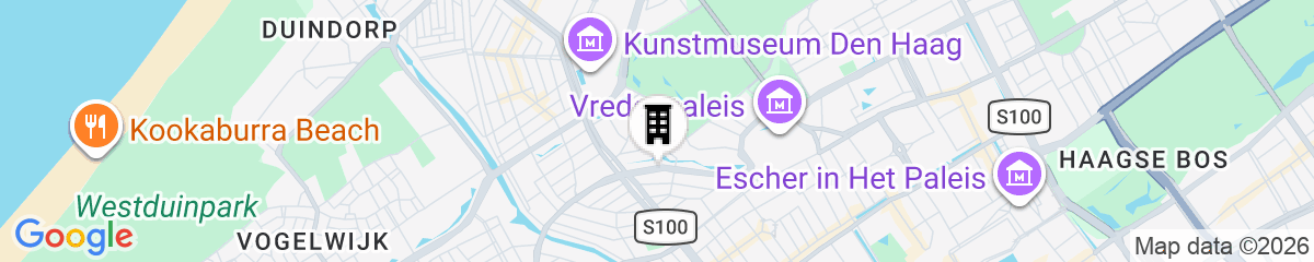 Map for Best Western Hotel Den Haag