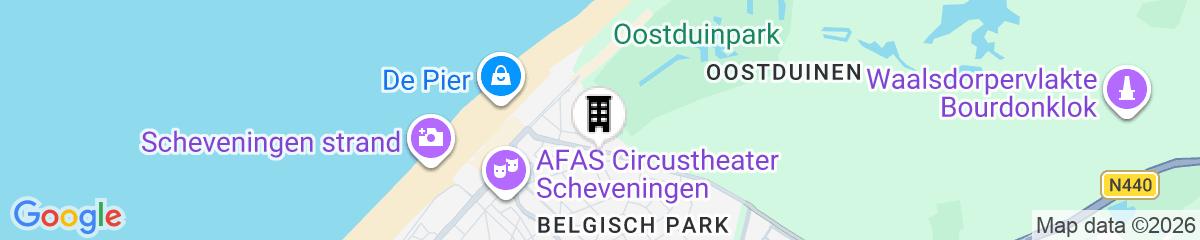 Map for Skotel The Hague, Hotelschool The Hague