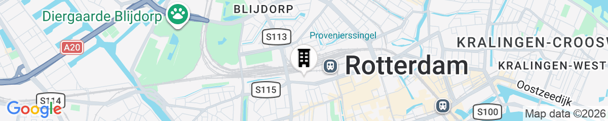 Map for Hotel Not Hotel Rotterdam
