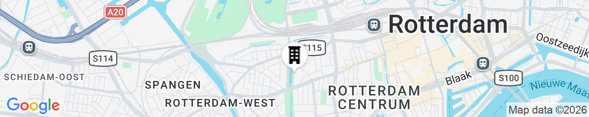 Map for Mr.Lewis Hotel Rotterdam