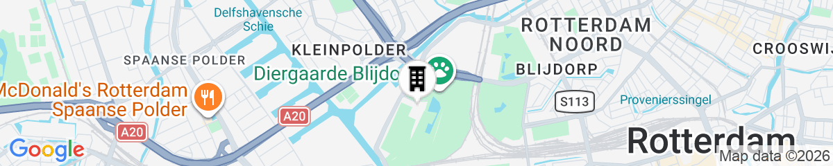 Map for Van der Valk Hotel Rotterdam - Blijdorp