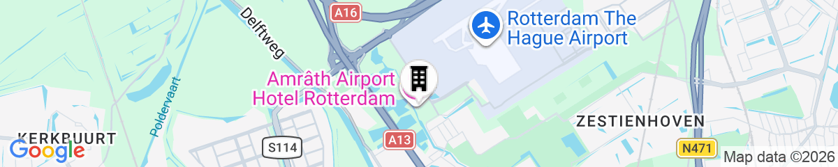 Map for Amrath Airport Hotel Rotterdam
