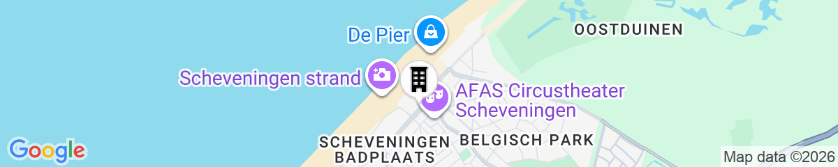 Map for easyHotel The Hague Scheveningen Beach