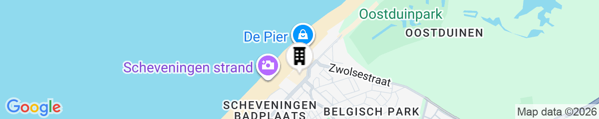 Map for Grand Hotel Amrâth Kurhaus The Hague Scheveningen