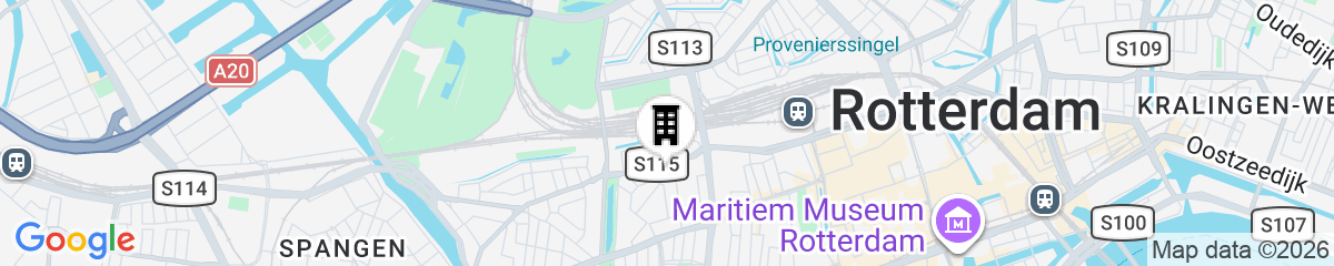 Map for Le Marin Hotel Rotterdam City - Handwritten Collection