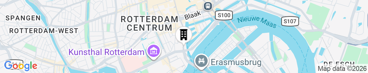 Map for DoubleTree by Hilton Rotterdam Centre