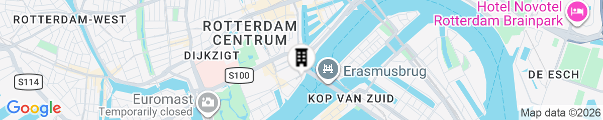 Map for Thon Hotel Rotterdam
