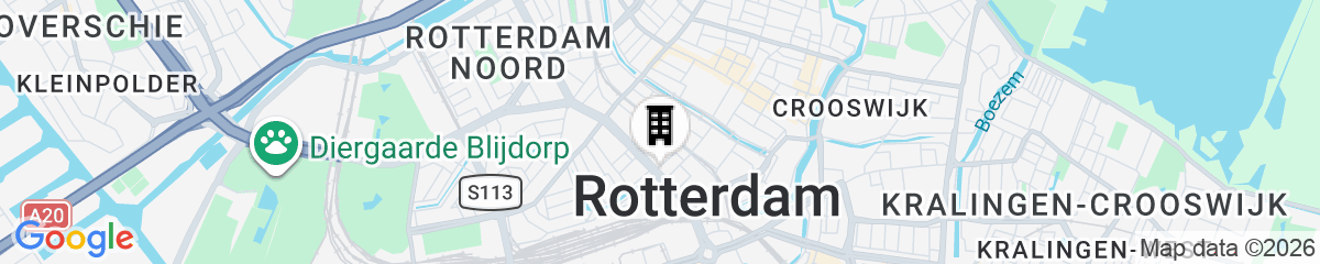 Map for Rotterdam Teleport Hotel