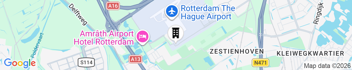 Map for ibis budget Rotterdam The Hague Airport
