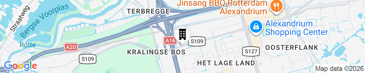 Map for Bastion Hotel Rotterdam Alexander