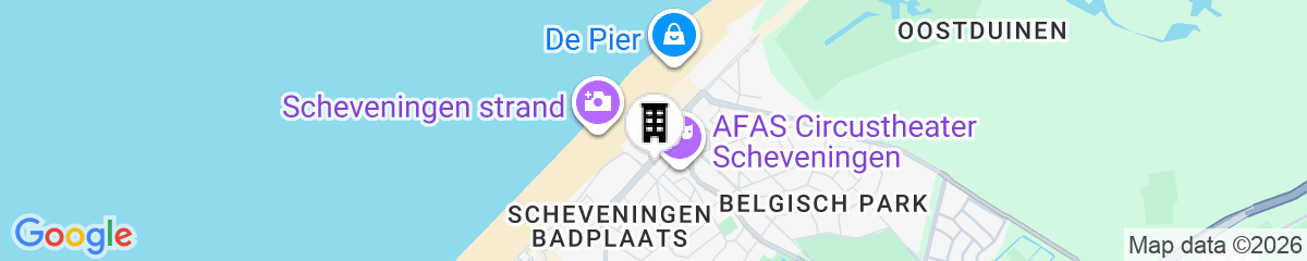 Map for Numa The Hague Scheveningen
