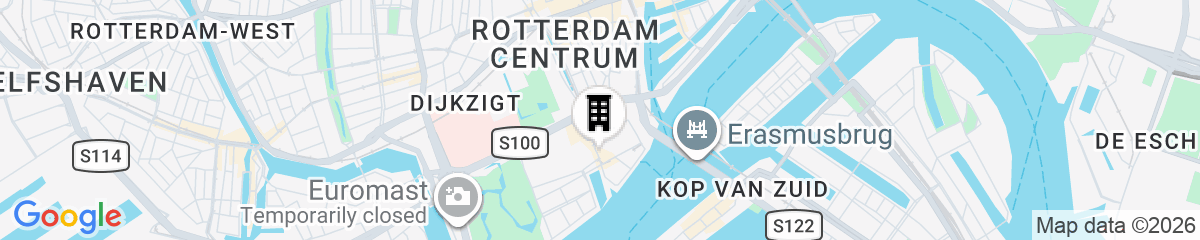 Map for Hostel ROOM Rotterdam