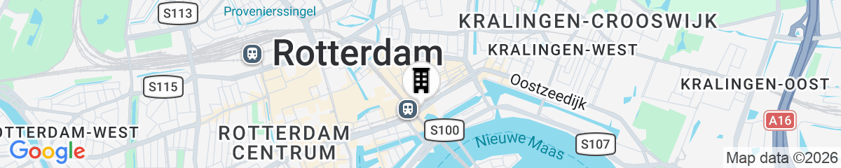 Map for Stayokay Rotterdam - Hostel to Stayokay Rotterdam - fully renovated April 2026
