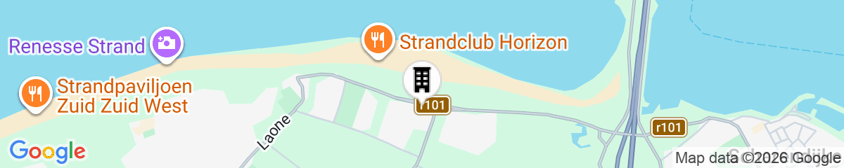 Map for Hotel 't Klokje