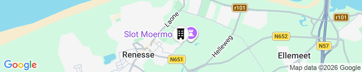 Map for Fletcher Landgoedhotel Renesse