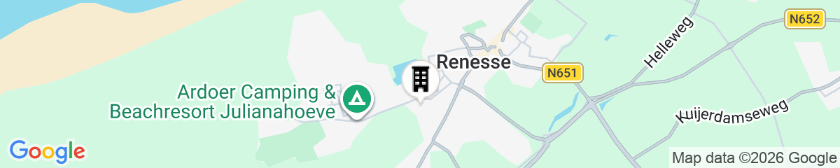 Map for Fletcher Strandhotel Renesse