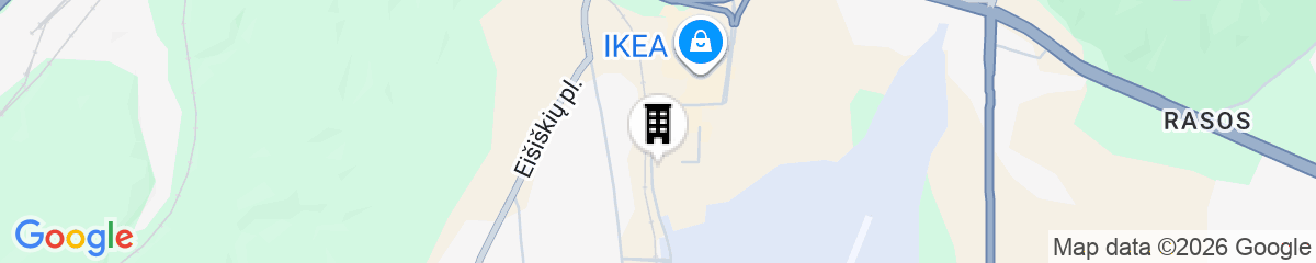Map for Park Inn by Radisson Vilnius Airport Hotel & Conference Centre