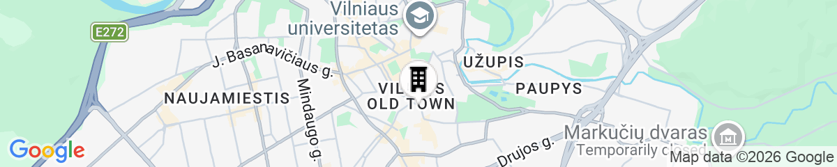 Map for Radisson Collection Astorija Hotel, Vilnius