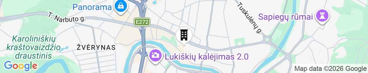 Map for Radisson Blu Hotel Lietuva