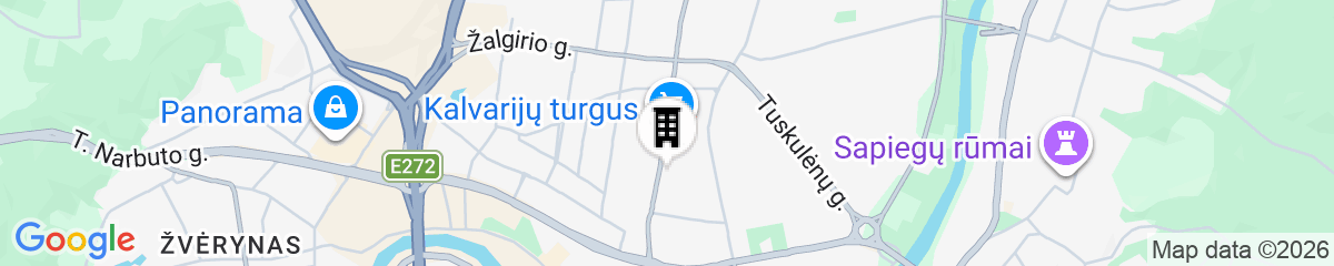 Map for CALVARY Hotel & Restaurant Vilnius