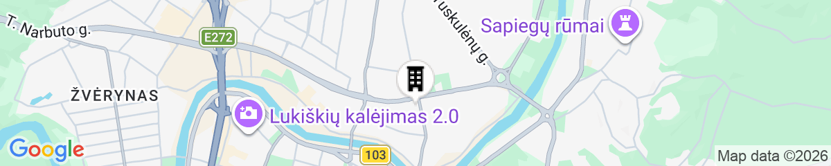 Map for ibis Vilnius Centre