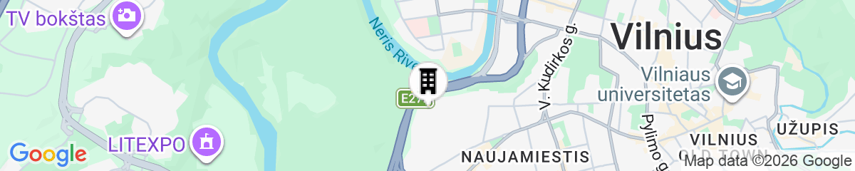 Map for Vilnius Park Plaza