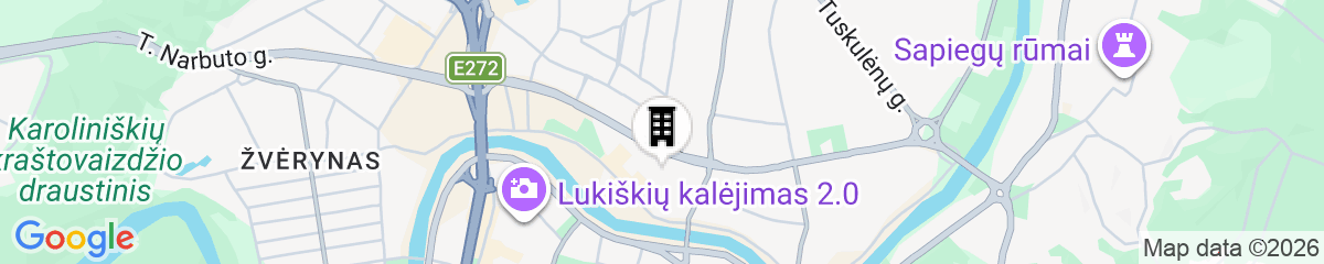Map for Best Western Vilnius