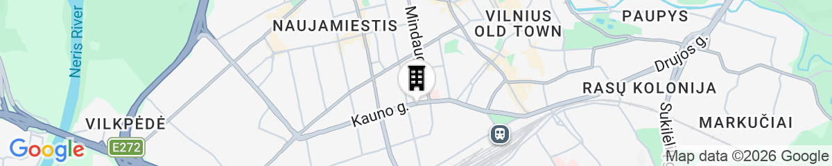 Map for Kauno-Algirdo Luxury Vilnius Apartments