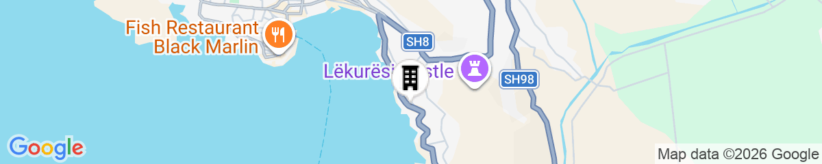 Map for  Prishtina Hotel Sarande
