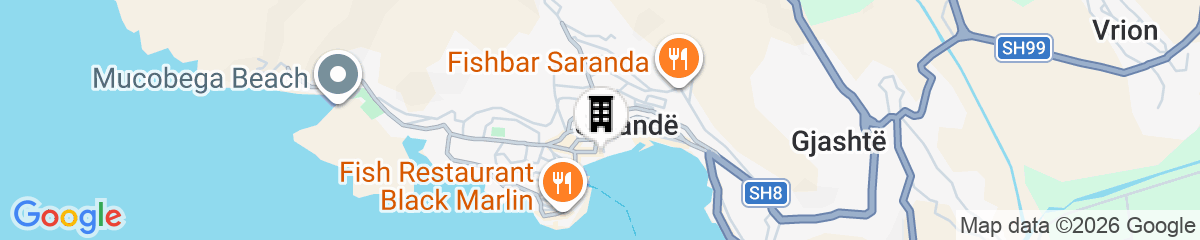 Map for Hotel Royal Saranda