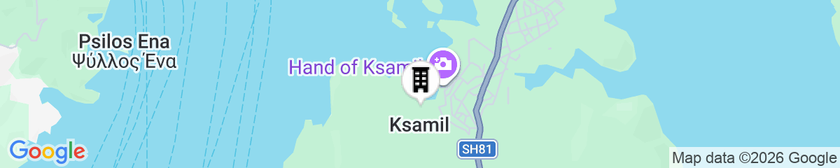 Map for Olive Hotel Ksamil